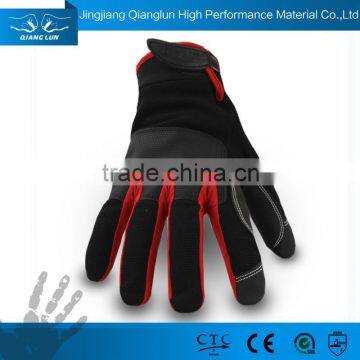 OEM service PU leather palm motorcycle gloves