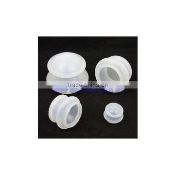 food grade white massage silicone cupping set