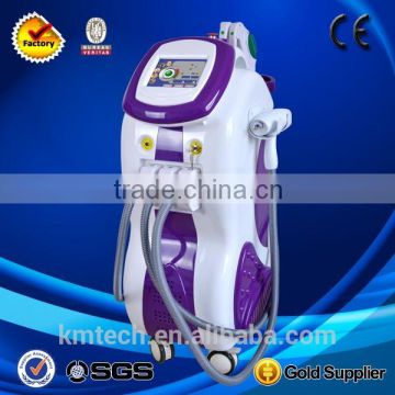 2016 Hot selling 8 in 1 multifunctional body beauty machine for ipl cavitation rf nd yag laser