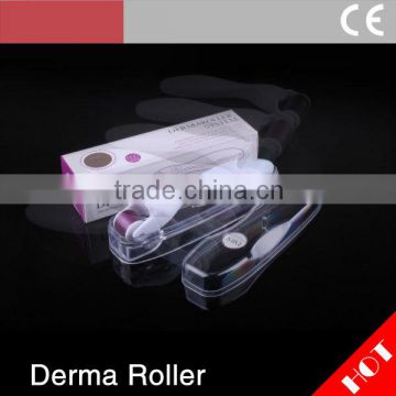 DRS micro needle therapy 600 pins stainless dermaroller changeable heads skin derma roller for anti cellulite