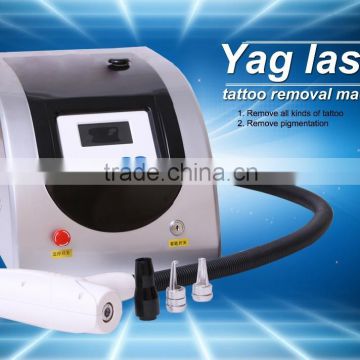 Mini nd yag laser price tattoo removal / skin rejuvenation equipment