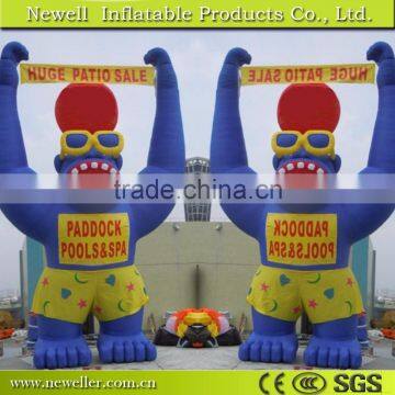 Lower Price Inflatable Dinosaur Cartoon With LED photo-6