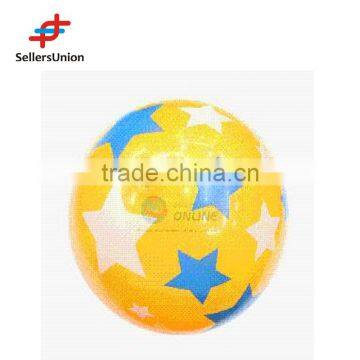 No. 1 yiwu agent Wholesale durable inflatable beach ball PVC toy ball with star printed