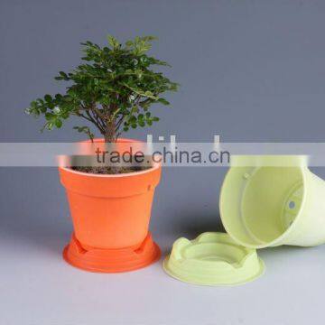 biodegradable cornstarch plastic flower pot