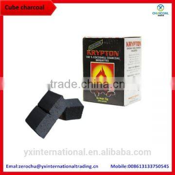 2.5*2.5*2.5cm smokeless shisha charcoal al fakher tobacco