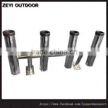 4 Tube Adjustable Stainless Rocket Launcher Rod Holders