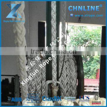 8-strand 36mm braided Nylon Rope in boat