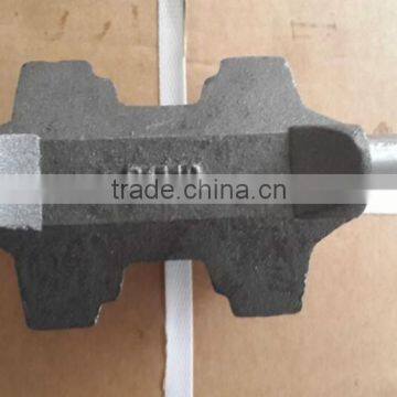 Agricultural tractor balance shaft for single cylinder diesel engine