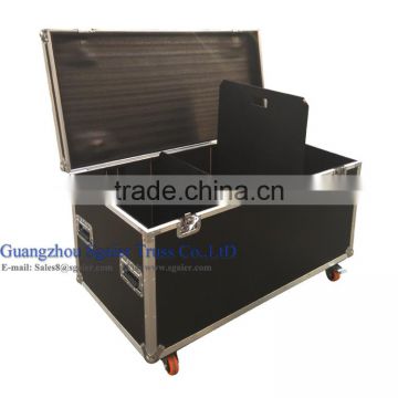 High quality fligth case aluminum material with wheel CE/TUV certificate