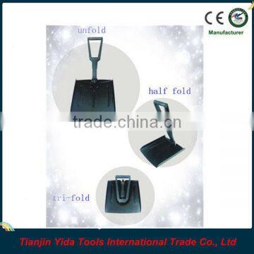 aluminium alloy foldable shovel with nylon