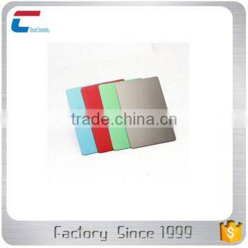 High Quality Wholesale Standard Anodized Blank Aluminum Cards photo-4