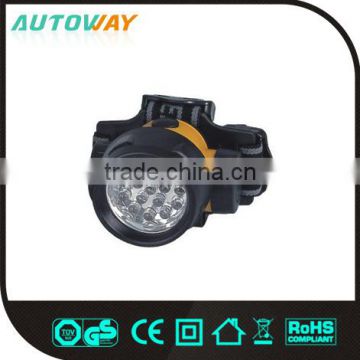 Multi-function 9led plastic head lamp