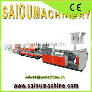 plastic corrugated hdpe tube extruder