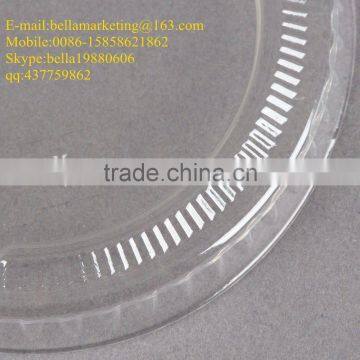 Disposable Polystyrene Lid for 2 Oz. Souffle Cup / Portion Cup photo-6