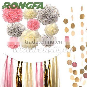 Wholesale Party and Wedding Decorations 8'' Paper Pompom