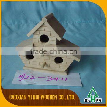Custom Hanging Small Wooden Bird Houses Feeder photo-4