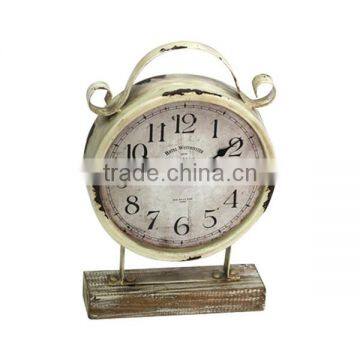 Vintage Metal Table Clock Desk Clock