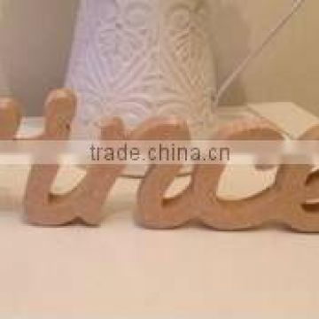 MDF Decorative Wooden Alphabet