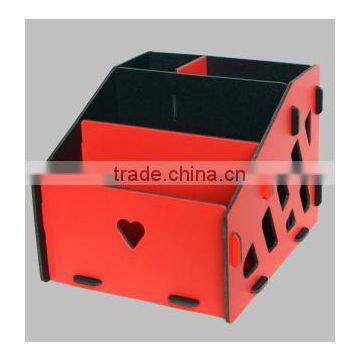 Desktop Organizer Office Desk PP Foaming Stationery Set File Storage Box photo-3