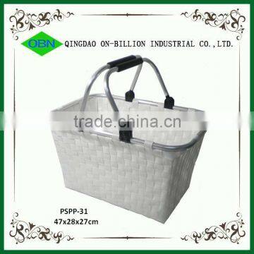 New Carry PP Plastic Weaving Shopping Basket photo-2