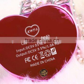 Best Promotional Gift Portable Mobile Phone Charger Mirror Power Bank photo-4