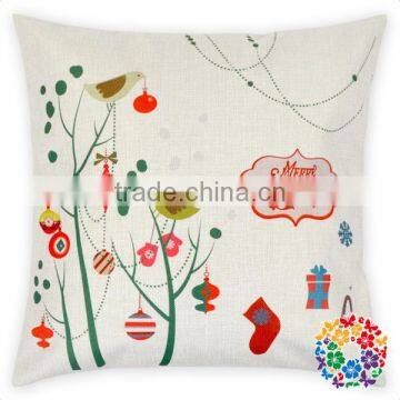 Wholesale Cotton Pillow Cover Lovely Fox Pillow Cover Blank Cushion Pillow Cover photo-3