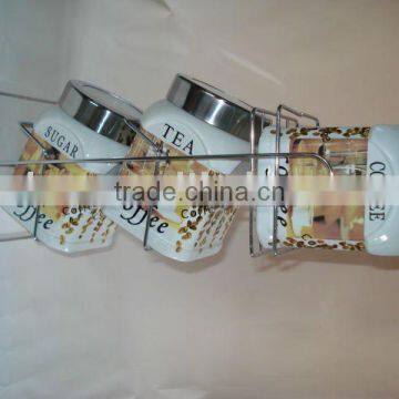 3pcs Kitchen Ceramic Canister Set photo-2