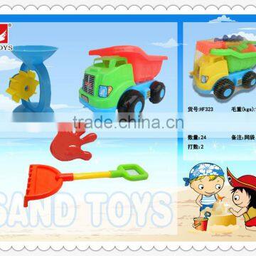 wholesale kids plastic sand toys 4pcs set summer toys