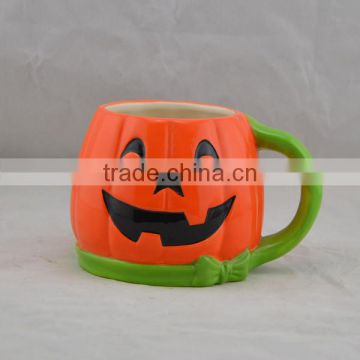 factory direct ceramic halloween mug ceramic coffee mug with handle for supply