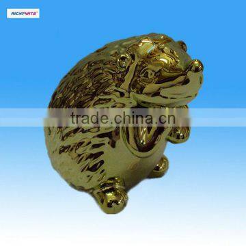 wholesale electroplated ceramic animal shape piggy banks