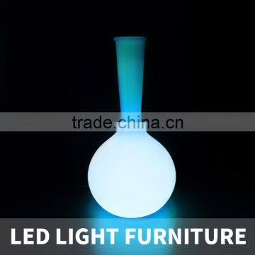 Indoor and Outdoor Plastic LED Glowing Decorative Flower Vase Light photo-3