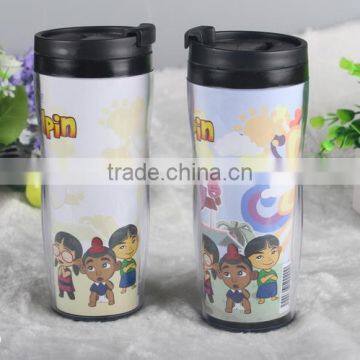Customized Plastic Coffee Cups Mugs With Lid photo-5