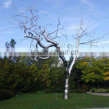 Outdoor Garden Decoration Stainless Steel Metal Tree Sculpture for City photo-3