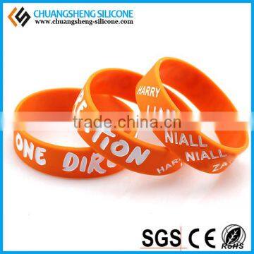 Custom Printing Deboss Silicone Wristband, Rubber Band, Rubber Wristband photo-5