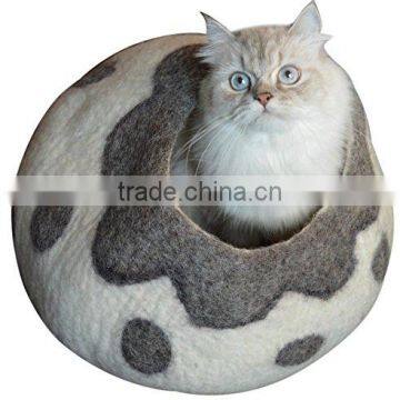 Cheap Handmade Wool Felt Soft Pet Crate for Cat photo-6