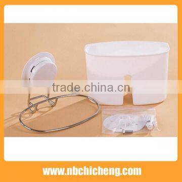 Shelf Bracket Plastic Wall Suction Shelf Houseware Storage Holder photo-2