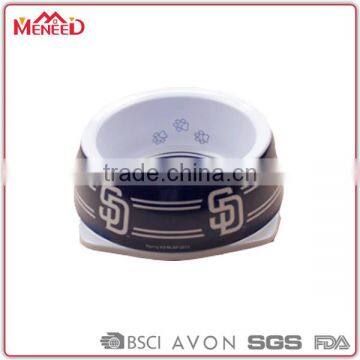 Round Shaped OEM Logo Designer Personalized Melamine Cat Bowl Without Rubber Ring photo-3