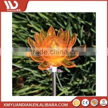 Rotating Flower Garden Stake Outdoor Yard Decor Led Lamp Solar Landscape Light photo-3