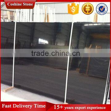 Chinese Royal Black Marble, Black Absolute Vein Cut Marble photo-4