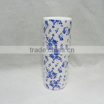 home decoration blue and white pottery vase