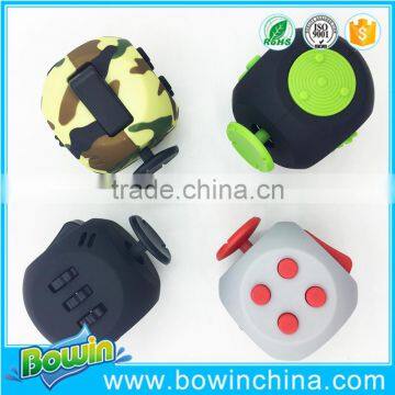 2017 Newest Design Trending Wholesale 3D Magic Full Color Fidget Cube With High Quality photo-4