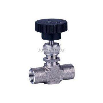 stainless steel thread high pressure reducing male needle valve