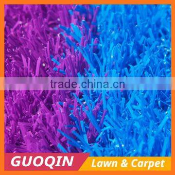 30mm purple color PE Synthetic Lawn for children's activity centers