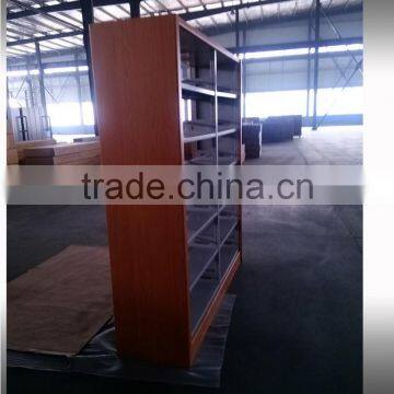 Double Sided Steel Library Shelves,School Metal Bookshelf,Steel Book Shelf photo-4