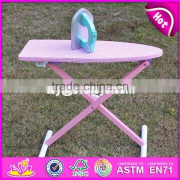 2017 New Products Children Pretend Play Wooden Toy Ironing Board W10D151