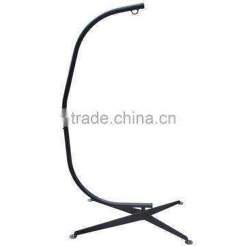 Patio Garden Assembled C Frame Durable Black Hammock Chair Stand photo-2