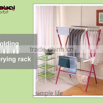 Folding Outdoor Metal Space Saver Hanger Clothes Drying Rack