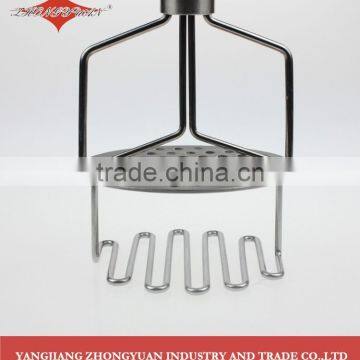 High Quality Stainless Steel Potato Masher With Rubber Handle photo-3