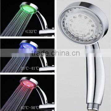 Temperature Control Round LED Shower