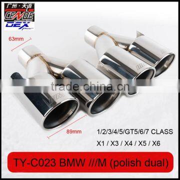 Auto Tuning Stainless Exhaust Tips Laser M Polish for Bmw photo-6